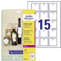 AVERY Etikett AVERY T2003-10 50x50 mm függő címke sima élek 100 címke/csomag (T2003-10)