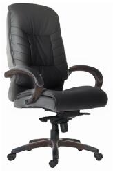 Buffalo Szék forgó karfás BUFFALO fekete textilbőr