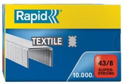 RAPID Tűzőkapocs RAPID Superstrong 43/8 textil horganyzott 10000 darabos (24872300)