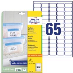 AVERY Etikett AVERY L7971-25 38, 1X21, 2 fagyasztó (L7971-25)