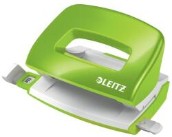 Leitz Lyukasztó LEITZ Nexxt Wow mini 2 lyukú fém 10 lap metál zöld (50601054)
