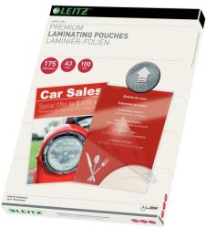 LEITZ Lamináló fólia LEITZ A/3 175 mikron fényes 100 lapos (74900000)