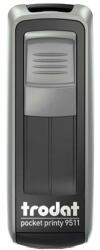 TRODAT Bélyegző TRODAT Pocket Printy 9511 zseb ezüst ház (9511E/F)