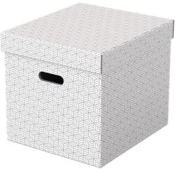 ESSELTE Tárolódoboz ESSELTE Home kocka alakú fehér 3 darabos (628288)