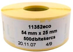 DYMO Etikett DYMO Label Writer 25x54 mm 500 darabos (11352ECO) - vectraline