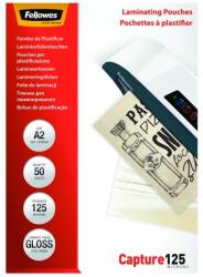 Fellowes Lamináló fólia FELLOWES A/2 125 mikron fényes 50/csom (5309302)