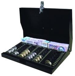 Strauss Metal Kassza zárható (forint) fekete (SM010708)