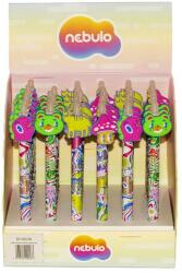 Nebulo Zseléstoll NEBULO nyomógombos radírozható 0, 7 mm Mushroom forest (DT-NEON) - vectraline