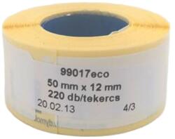 DYMO Etikett DYMO Label Writer 12x50 mm 220 darabos (99017ECO)