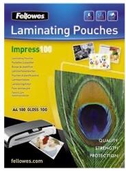 Fellowes Lamináló fólia FELLOWES A/5 100 mikron fényes 100/csom (5351002)