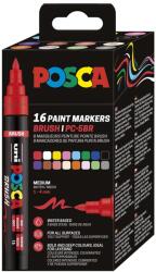 uni Filctoll UNI posca PC-5BR ecsethegyű 16 darabos (2UPC5BR16DB)