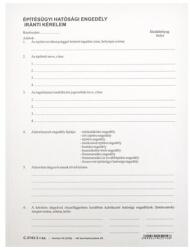 Nyomtatvány építési engedély iránti kérelem dosszié - vectraline