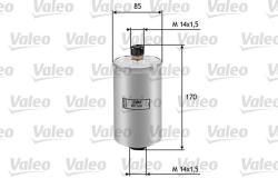VALEO Filtru combustibil VALEO 587204 (587204)