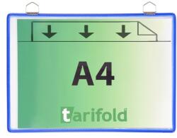 DJOIS Prospektustartó DJOIS A/4 fekvő oldalt nyitott kék 5 darabos (F354101)
