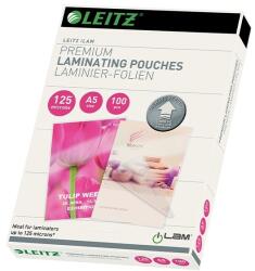 LEITZ Meleglamináló fólia LEITZ ILam standard A/5 125 mikronos UDT technológiával 100 darabos (74930000)