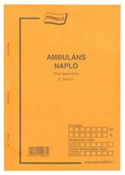  Nyomtatvány ambuláns napló A/5 50x2 (22778)