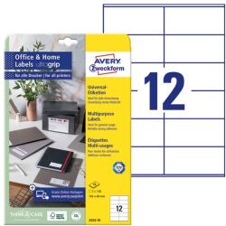 AVERY Etikett AVERY LR3424-10 105x48mm környezetbarát 120 címke/doboz 10 ív/doboz (LR3424-10)
