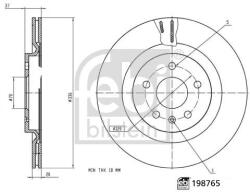 Febi Bilstein Disc frana FEBI BILSTEIN 198765 (198765) - fixbox