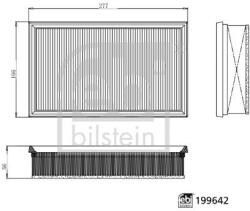 Febi Bilstein Filtru aer FEBI BILSTEIN 199642 (199642)