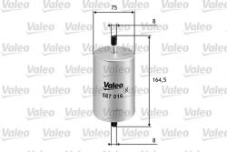 VALEO Filtru combustibil VALEO 587016 (587016)