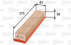 VALEO Filtru aer VALEO 585003 (585003) - fixbox
