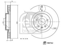 Febi Bilstein Disc frana FEBI BILSTEIN 198762 (198762) - fixbox