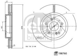 Febi Bilstein Disc frana FEBI BILSTEIN 198760 (198760) - fixbox
