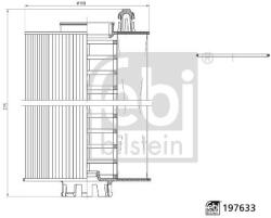 Febi Bilstein Filtru ulei FEBI BILSTEIN 197633 (197633)