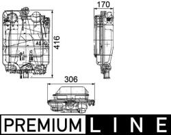 MAHLE Vas de expansiune, racire MAHLE CRT 102 000P (CRT 102 000P)