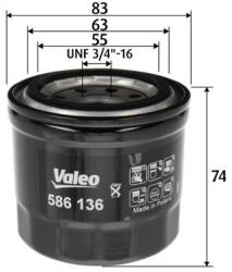 VALEO Filtru ulei VALEO 586136 (586136) - fixbox
