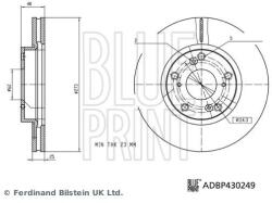 BLUE PRINT Disc frana BLUE PRINT ADBP430249 (ADBP430249) - fixbox