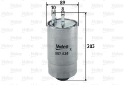 VALEO Filtru combustibil VALEO 587536 (587536) - fixbox
