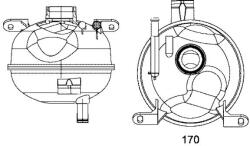 MAHLE Vas de expansiune, racire MAHLE CRT 8 000S (CRT 8 000S)