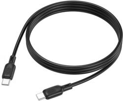 BOROFONE Cablu de date Borofone BX113, USB-C male - USB-C male, 1 m, Black (6941991115455) - intend