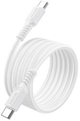 BOROFONE Cablu de date Borofone BX116, USB-C male - USB-C male, 1 m, White (6941991119842) - intend