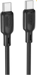 BOROFONE Cablu de date Borofone BX113, USB-C male - USB-C male, 3 m, Black (6941991115561) - intend
