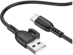 BOROFONE Cablu de date Borofone BX91, USB-A male - USB-C male, 1 m, Black (6974443389920) - intend