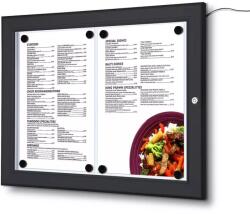 ProfiReklám 2xA4 Menü/Információs Tábla Fekete - profi-reklam - 42 672 Ft