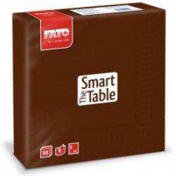 FATO Szalvéta 2 rétegű 33x33 cm 50 lap/cs Fato Smart Table csokoládé (82622400)