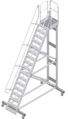 ZARGES Scara cu platforma Zarges Inaltimea platformei: 3, 15 m | 17 fokos buc (40255716)