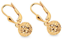 Heratis Forever Fülbevaló csillogó golyókkal, sárga arany, 9K IZ23752HR