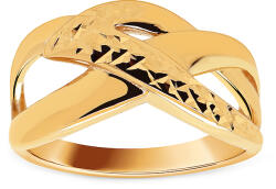 Heratis Forever Időtlen gyűrű összefonódó vonalakkal Gabriel, 9K sárga arany IZ31041HR