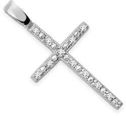 Heratis Forever Gyémánt medál Kereszt gyémántokkal 0, 05 karát, fehérarany, 14K BSBR140