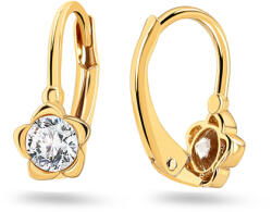Heratis Forever Gyermek virág fülbevaló cirkóniával, 9K sárga arany IZ31668HR