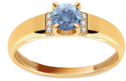 Heratis Forever Gyűrű központi, szimulált topázzal, Nyra, 9K sárga arany IZ31097HR