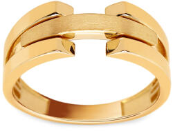 Heratis Forever Designer gyűrű fényes és matt kidolgozással Sevie, 9K sárga arany IZ31067HR