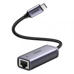 UGREEN Placa Retea UGREEN CM483, RJ45, USB-C, Gri - gsmnet