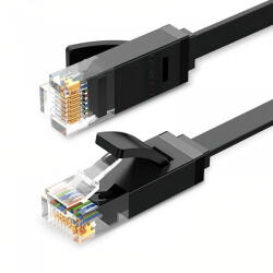 UGREEN Cablu Retea UGREEN NW102 Flat, UTP, Cat6, 2m, Negru - gsmnet