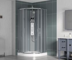 WASSERBURG CLARITY Wasserburg zuhanykabin szürke hátfallal (2570GR-90)