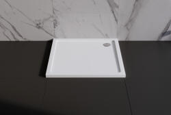 WASSERBURG PETRA Öntött műmárvány zuhanytálca, szögletes, 80x80 (2505A-80)
